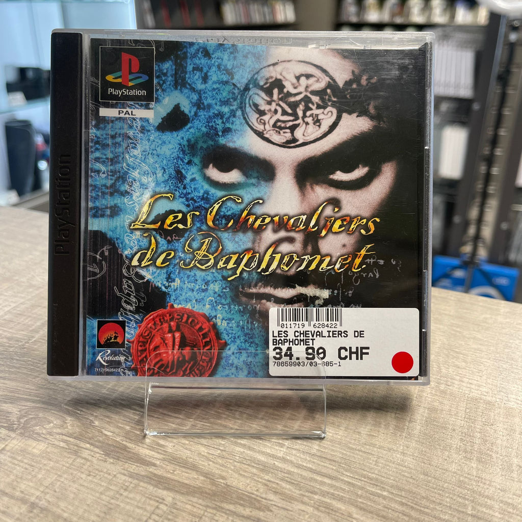 Jeu PS1 - Les chevaliers de baphomet + notice