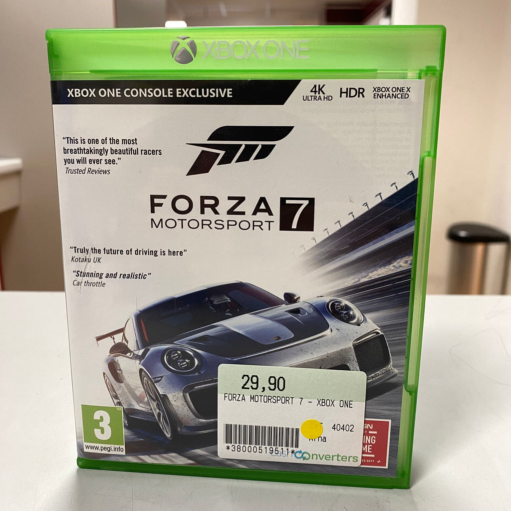 Jeu Xbox one  forza 7 motorsport
