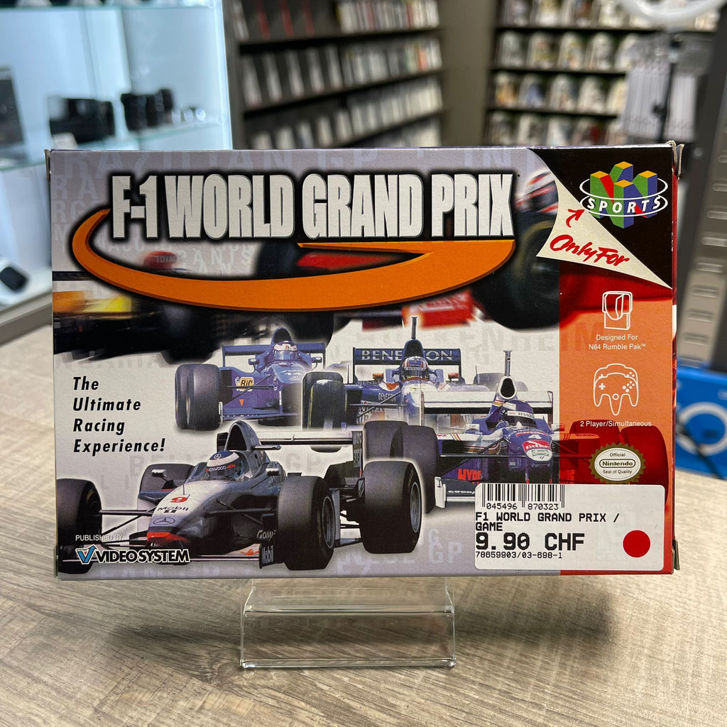 Jeu N64 (US) - F-1 World Grand Prix  + boîte (sans notice)
