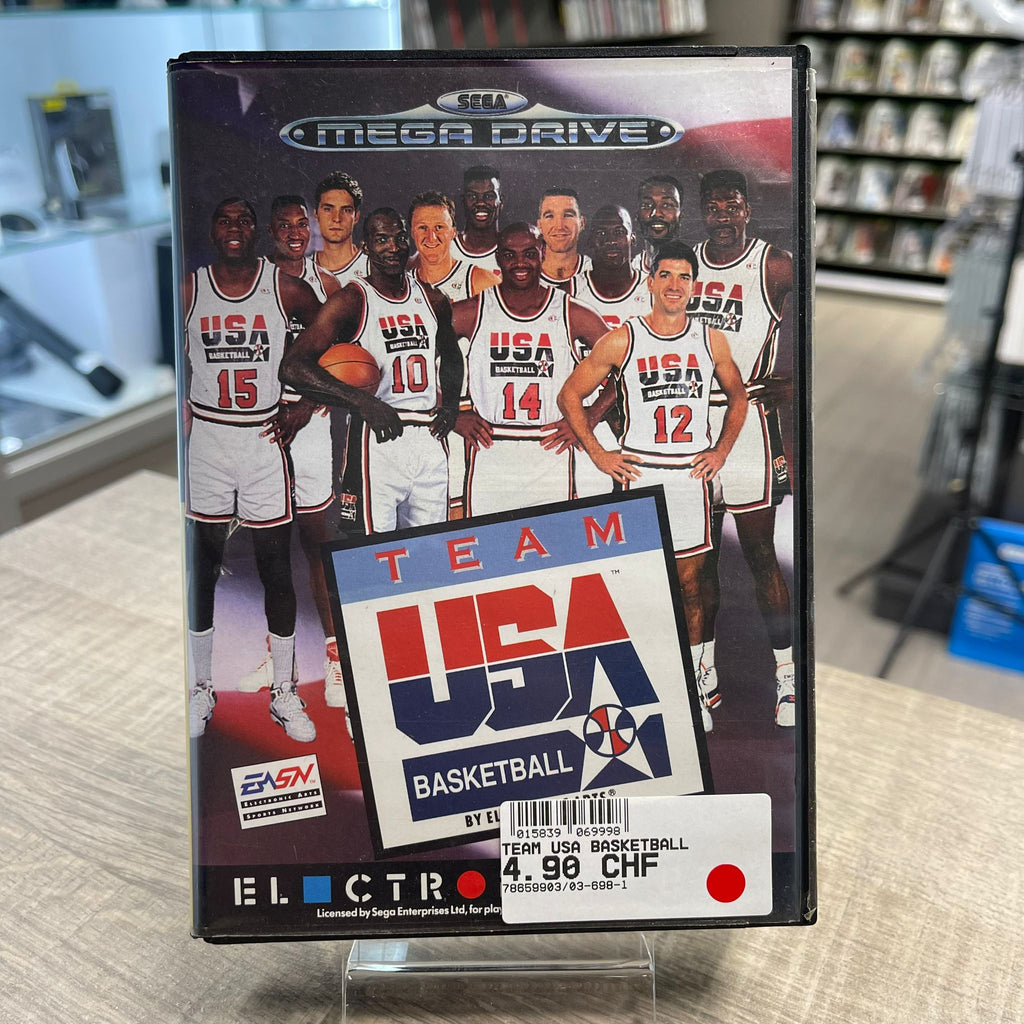 Jeu Mega Drive - Team USA Basketball + boîte (sans notice)