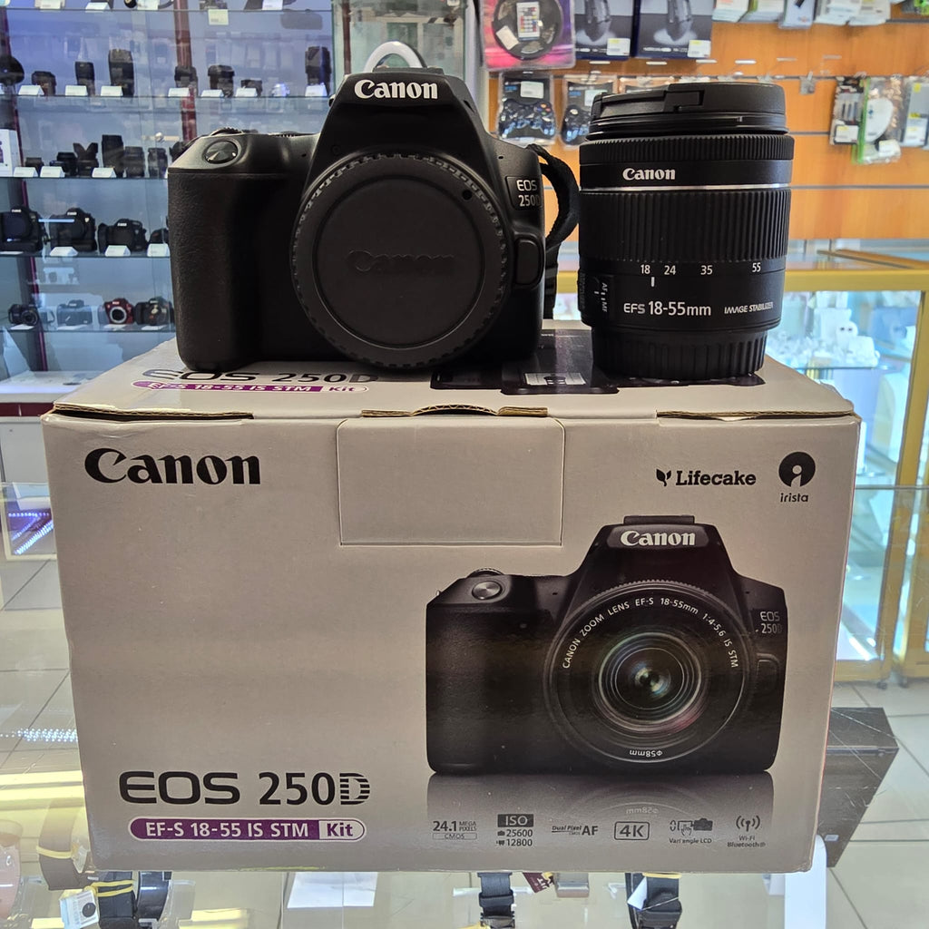 Appareil photo - Canon EOS 250D kit avec objectif efs 18-55mm