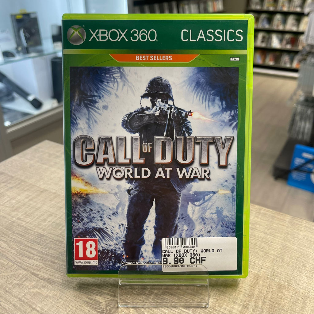 Jeu Xbox 360 - Call of Duty World At War + notice