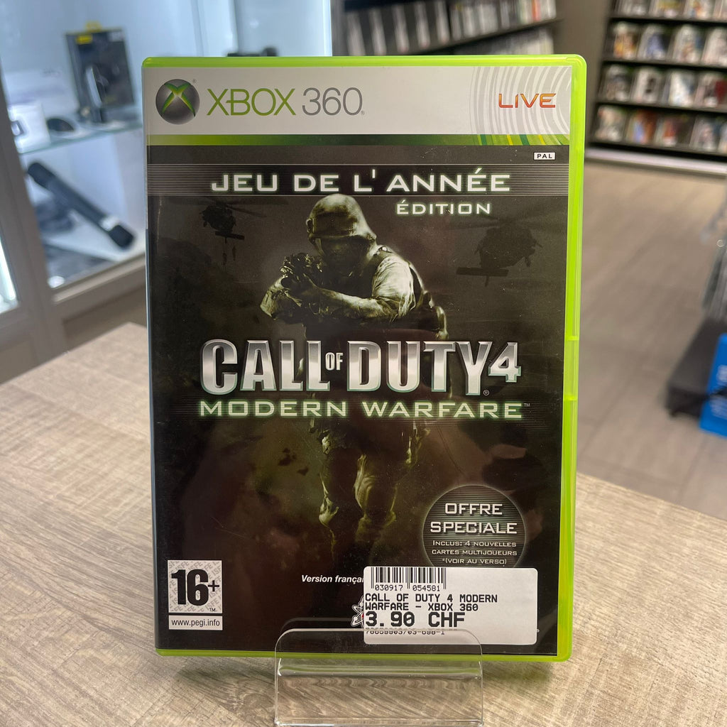 Jeu Xbox 360 - Call of Duty 4 Modern Warfare  + notice
