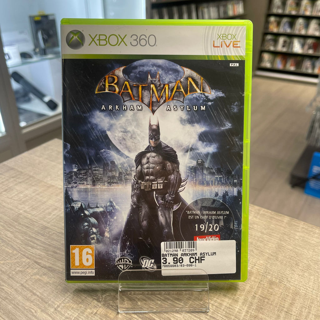 Jeu Xbox 360 - Batman Arkham Asylum  + notice