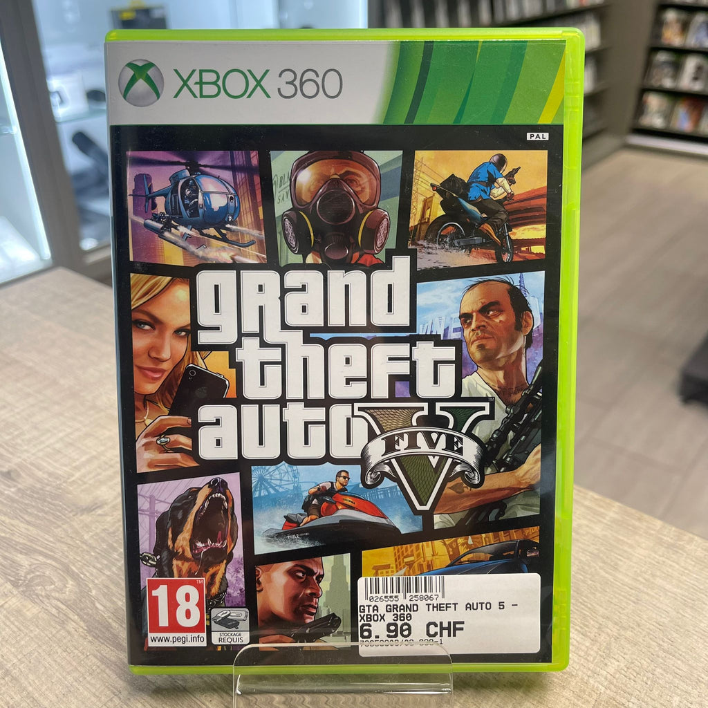 Jeu Xbox 360 - Grand Theft Auto V  + notice