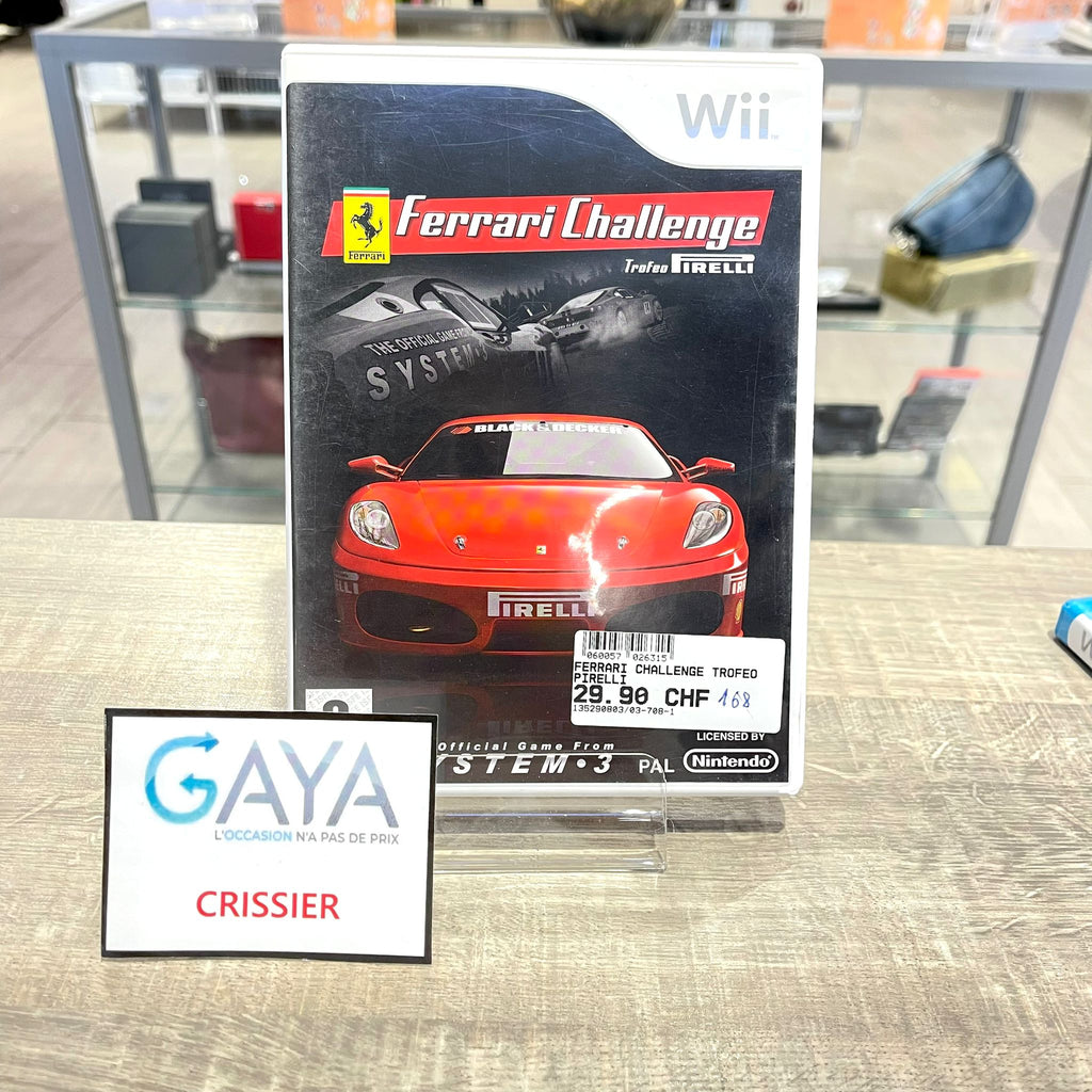 Jeu Wii Ferrari Challenge Trofeo Pirelli