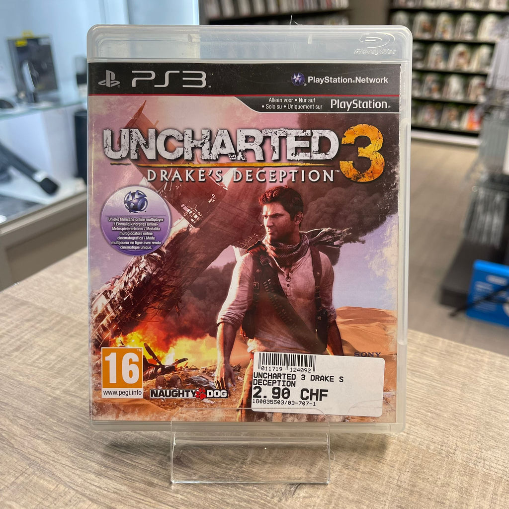 Jeu PS3 - Uncharted 3 : Drake’s Déception  + Notice