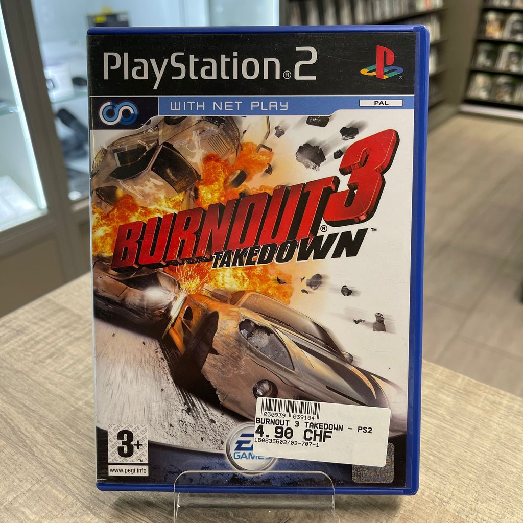 Jeu PS2 - Burnout 3 Takedown  + Notice