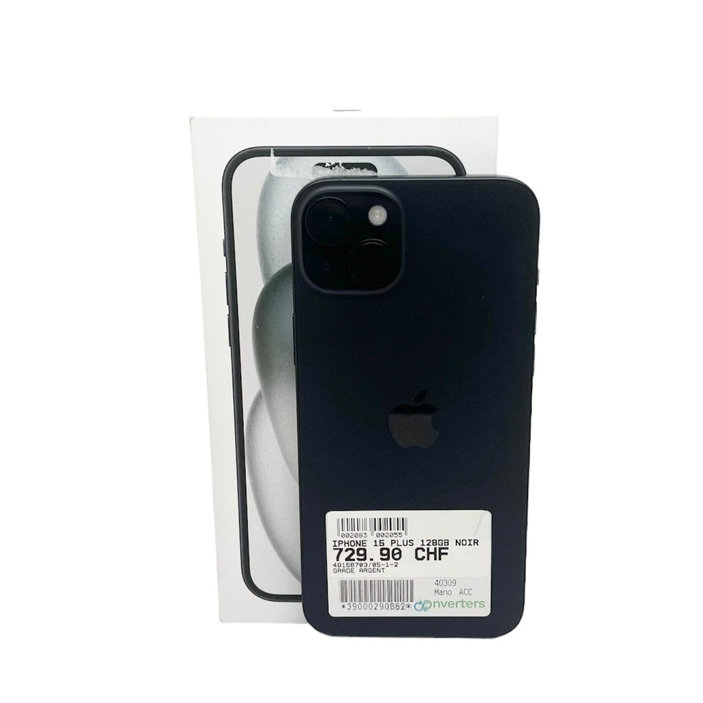 iPhone 15 plus noir