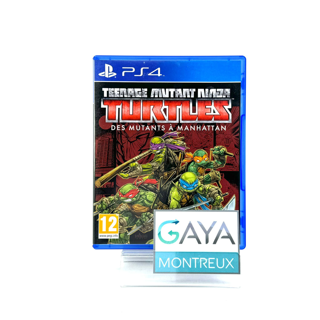 Jeu PS4 - TMNT Teenage Mutant Ninja Turtles Des Mutants à Manhattan