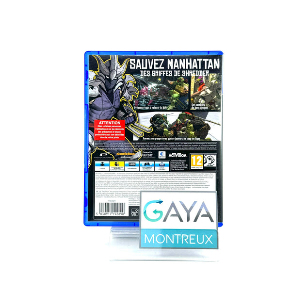 Jeu PS4 - TMNT Teenage Mutant Ninja Turtles Des Mutants à Manhattan