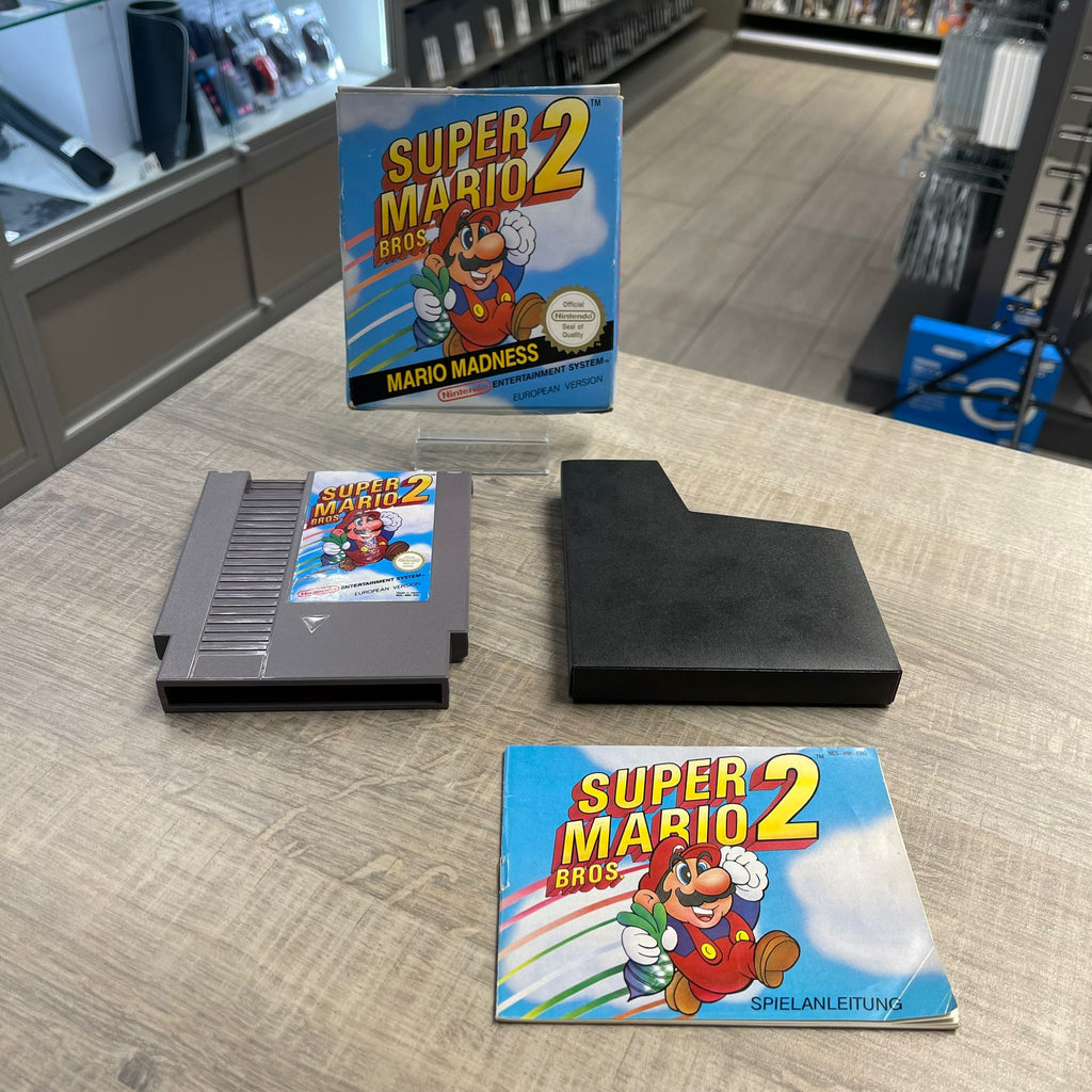 Jeu NES - Super Mario Bros 2  + Boîte & notice