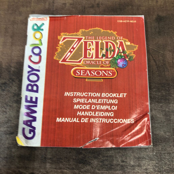 Jeu GameBoy Color - The Legend Of Zelda Oracle Of Seasons