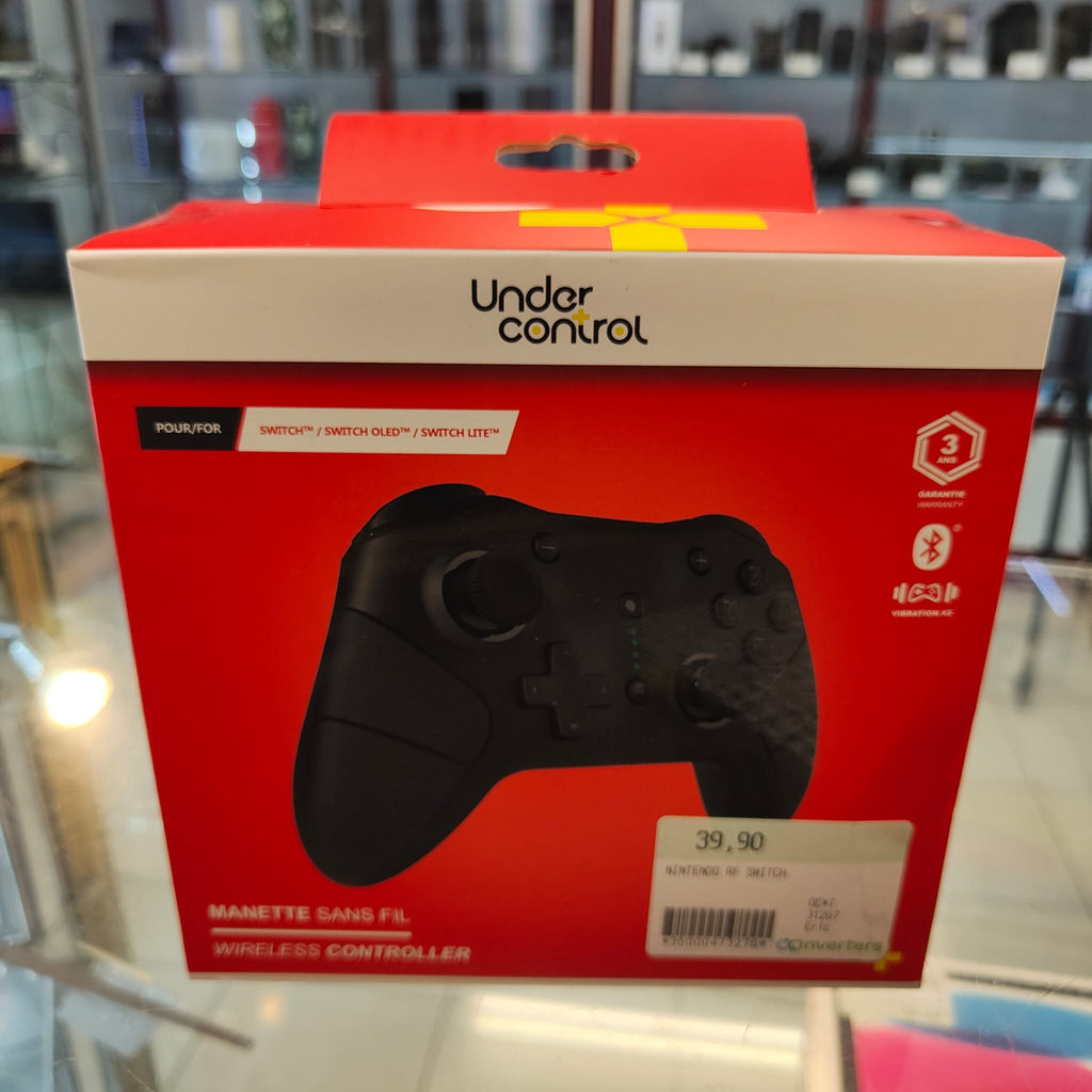 Manette Sans Fil pour Switch Under Control Noire