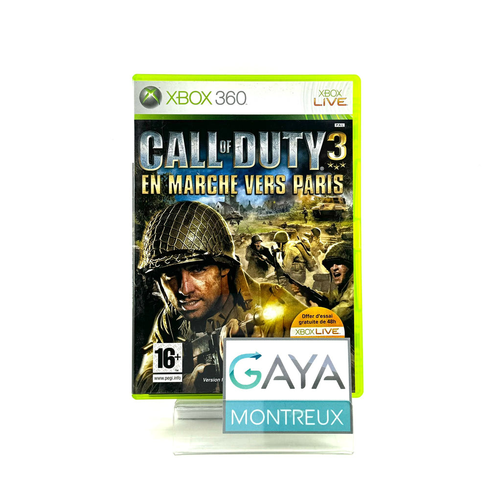 Jeu Xbox 360 - Call Of Duty 3 En Marche Vers Paris
