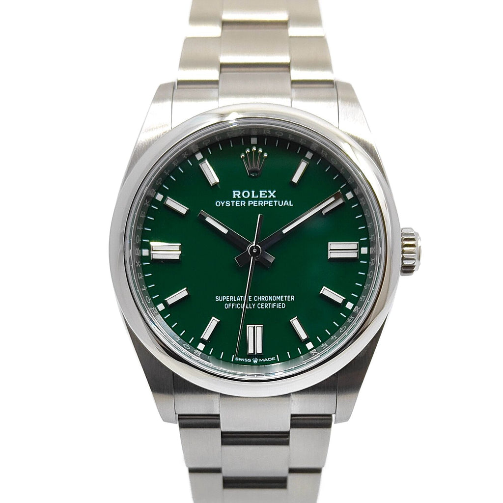 Rolex Oyster Perpetual 36 Green Dial (Full Set 02.2024)