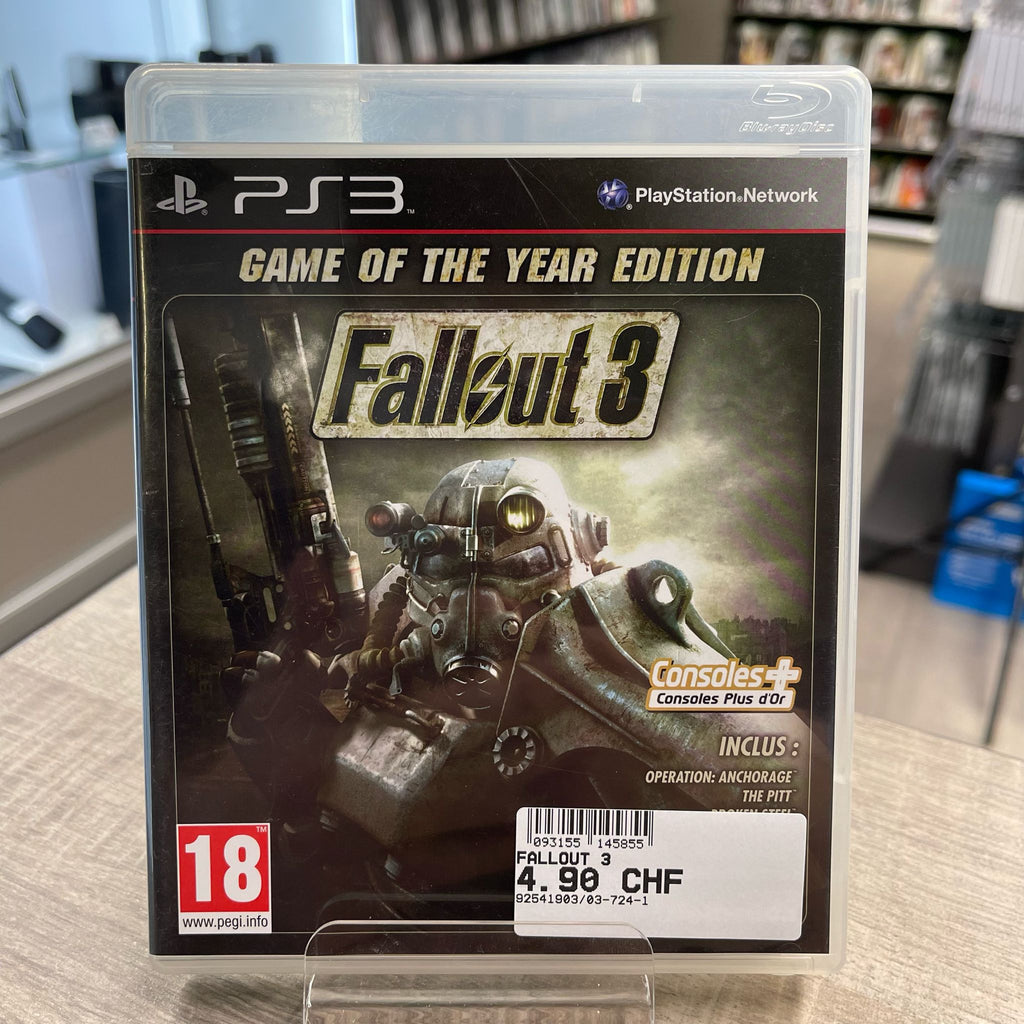 Jeu PS3 - Fallout 3 + notice