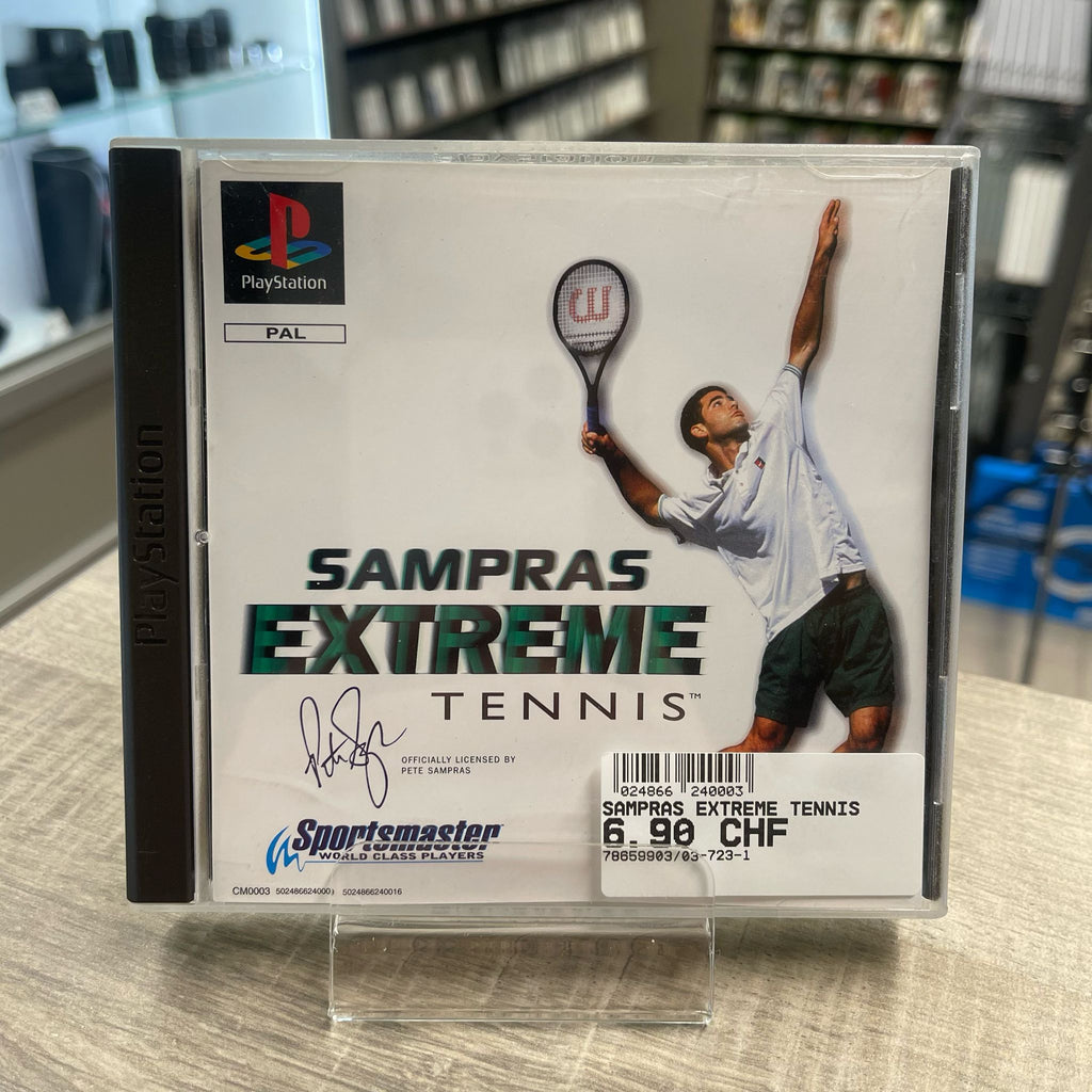 Jeu PS1 - Sampras Extrême Tennis  + notice