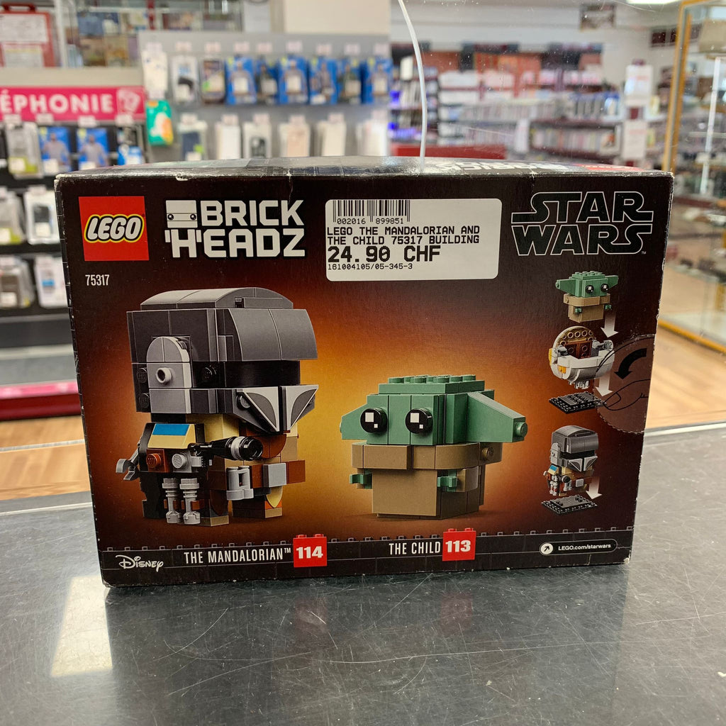 Lego Brickheadz, Starwars The Mandalorian and the child