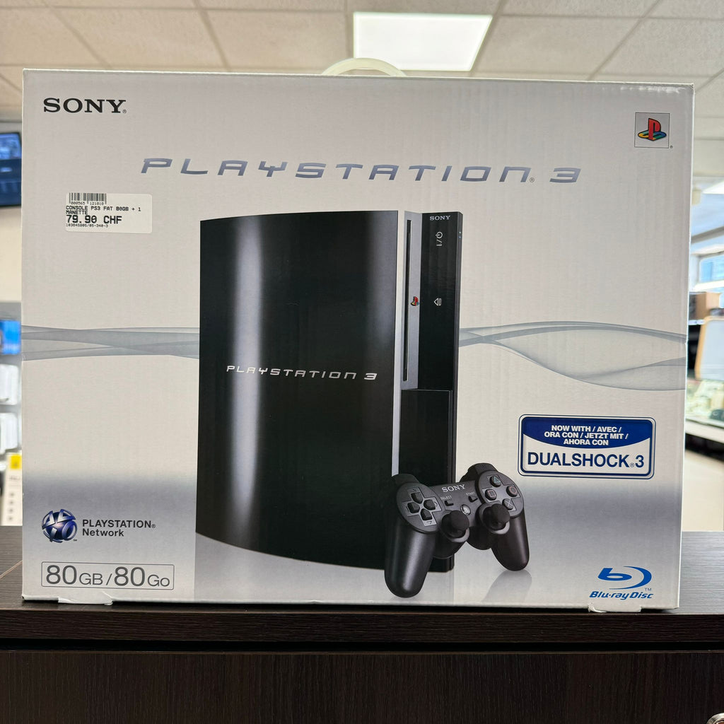 Console Sony PlayStation 3 Fat 80GB + Jeu Cadeau