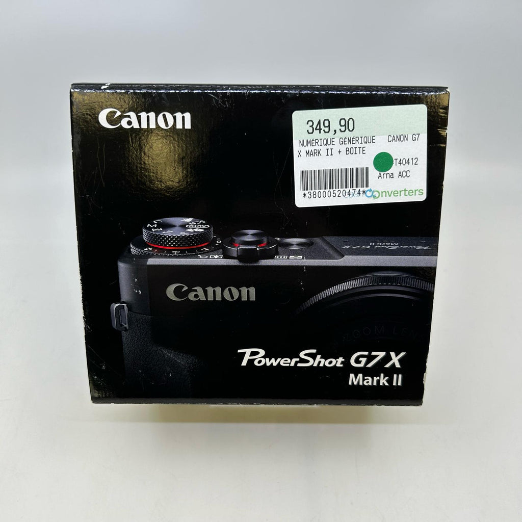 Appareil photo numérique  Canon G7X mark II
