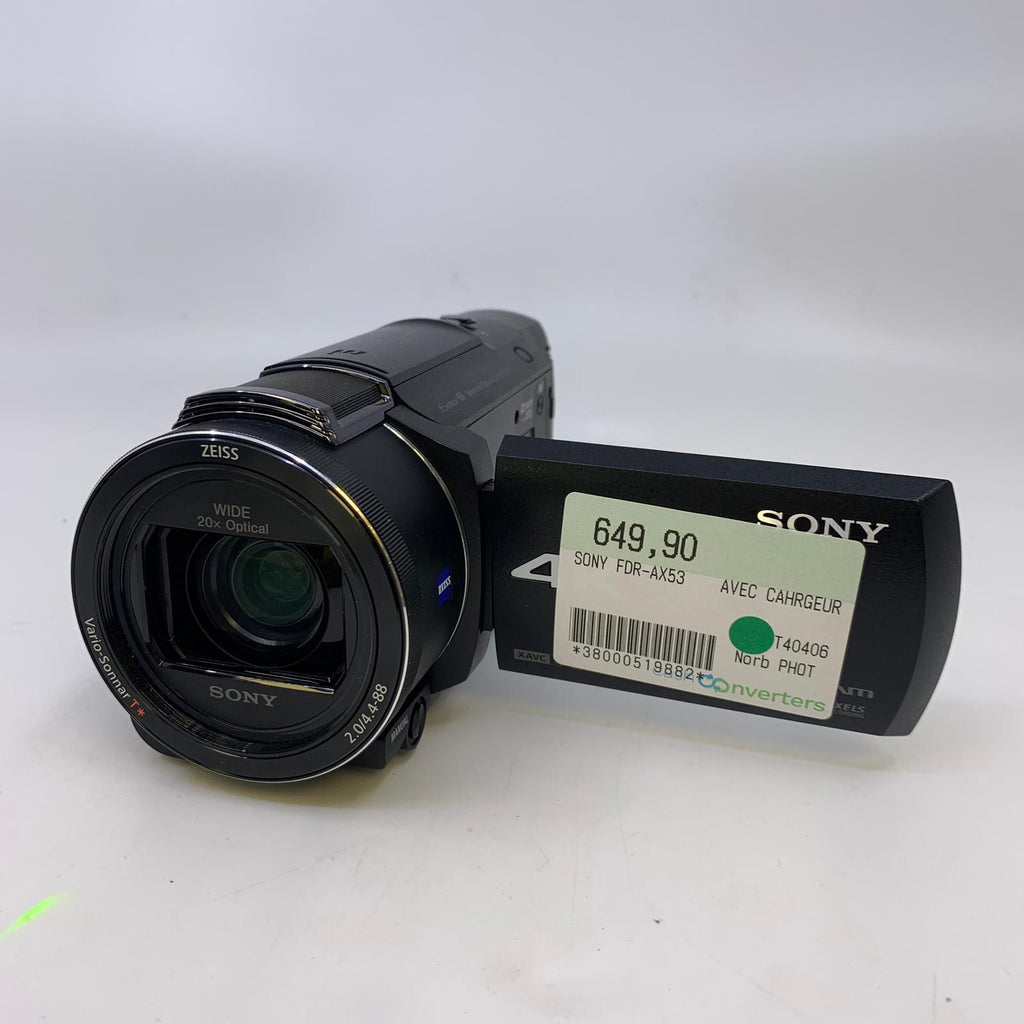 Camescope  Sony FDR-AX53 4K