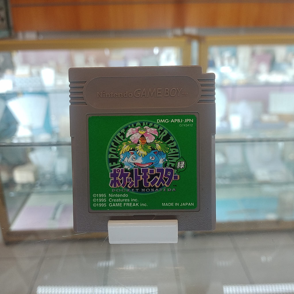 Jeu Game Boy, Pokemon vert feuille, version Japonaise
