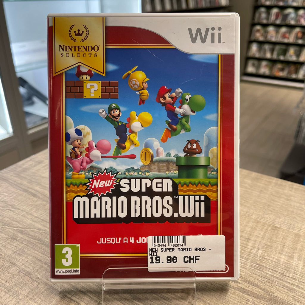 Jeu Wii - New super Mario Bros Wii  + notice