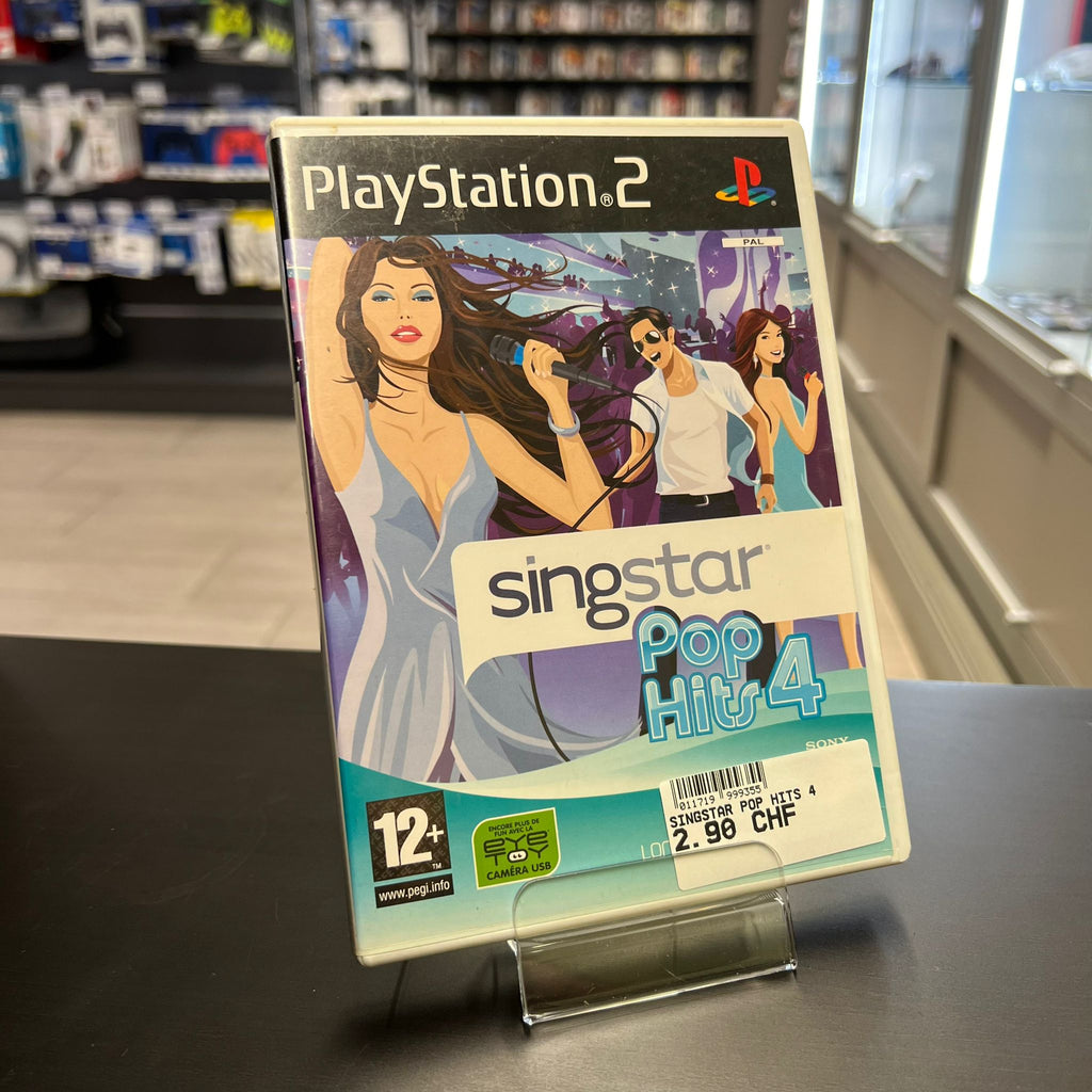Jeu PS2 -  Singstar Pop Hits 4