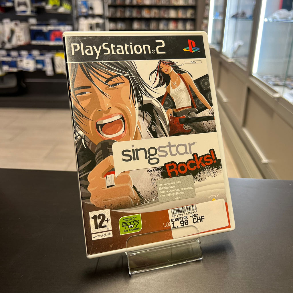 Jeu PS2 -  Singstar Rocks !