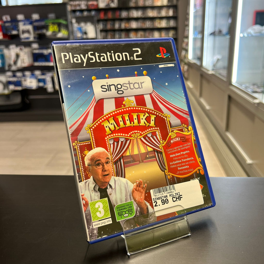 Jeu PS2 -  SingStar miliki