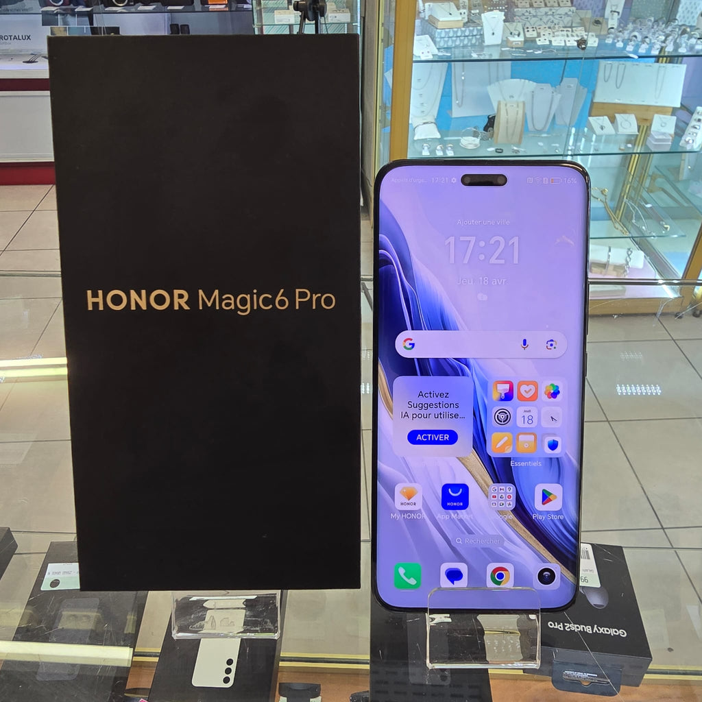 Honor Magic 6 Pro noir 512gb avec facture