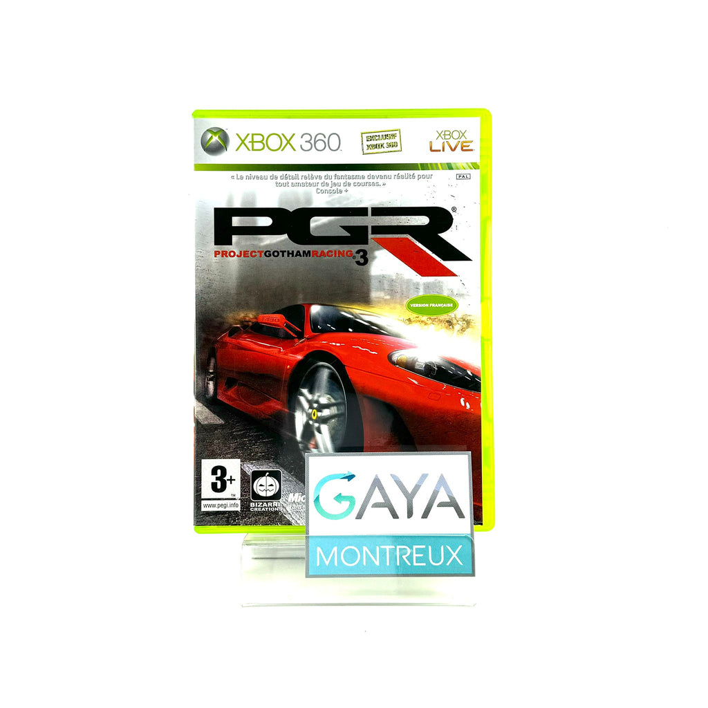 Jeu Xbox 360 - PGR Project Gotham Racing 3
