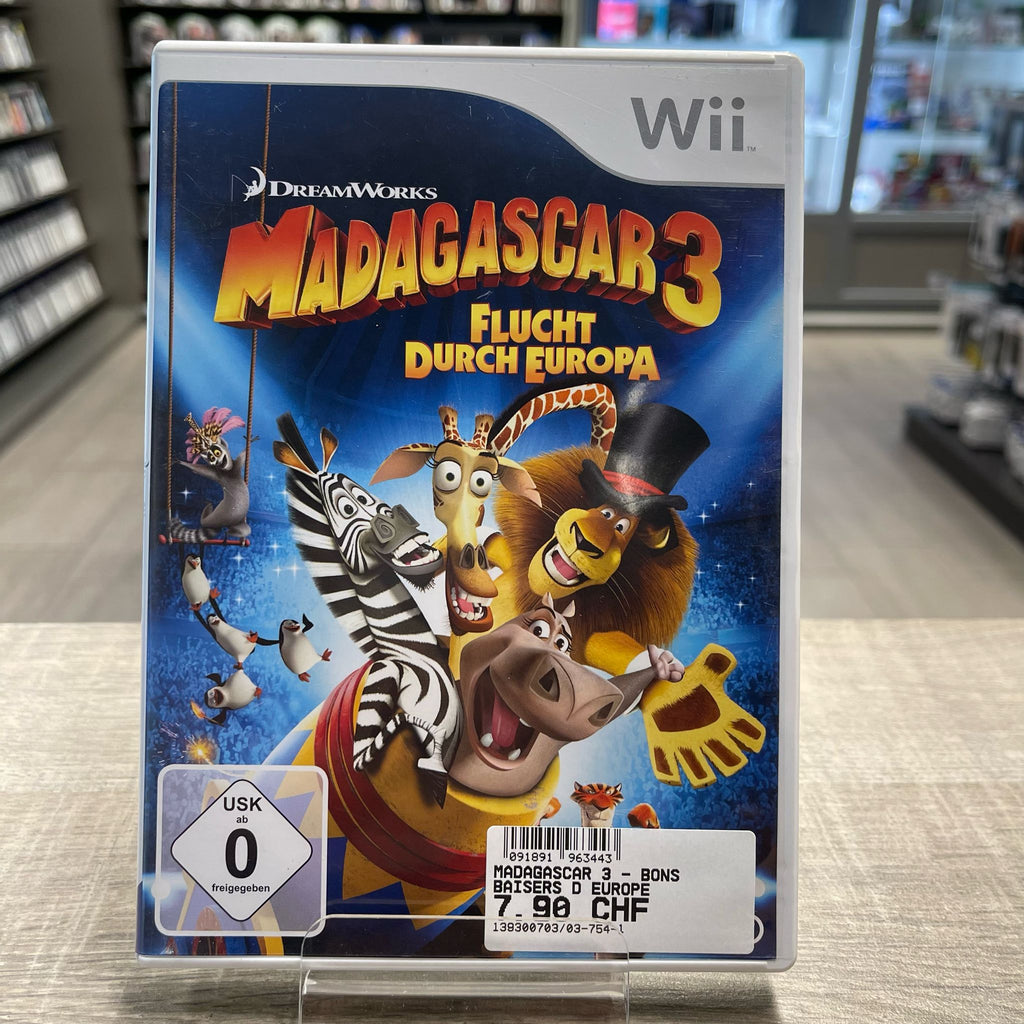 Jeu Wii - Madagascar 3 Bons Baisers d’Europe