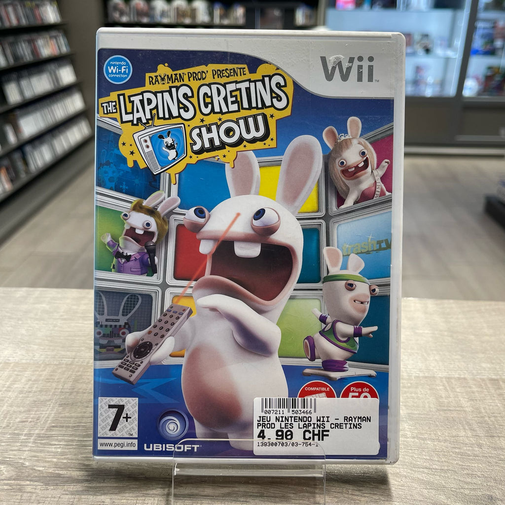 Jeu Wii - Rayman Prod les lapins cretins  + notice