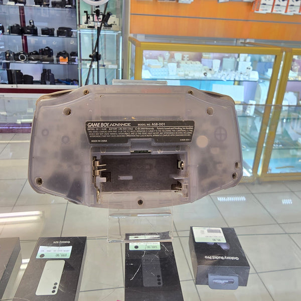 Console Nintendo Gameboy Advance transparente - sans cache pile