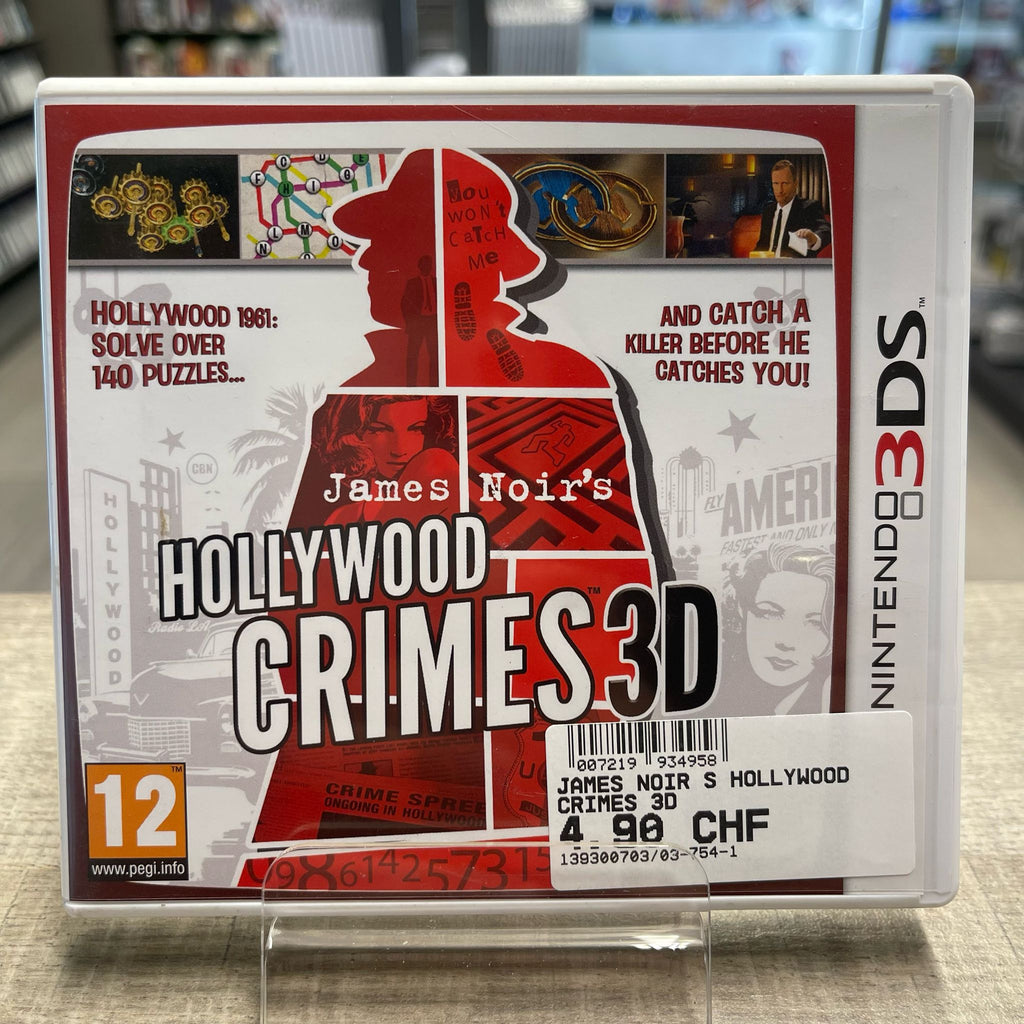 Jeu 3DS - James noir’s Hollywood Crimes 3D