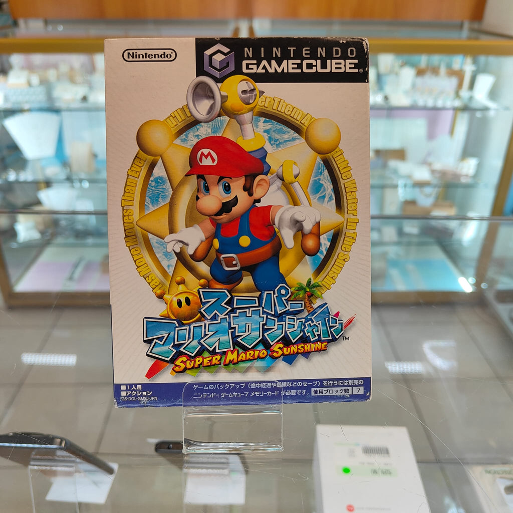 Jeu GameCube: Super Mario Sunshine - version jap + notice
