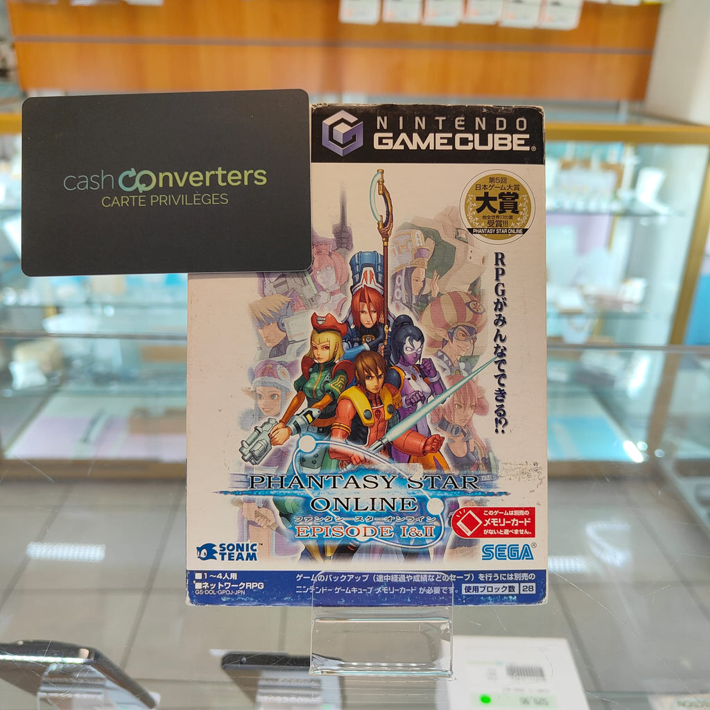 Jeu GameCube: Phantasy Star Online - version jap + notice