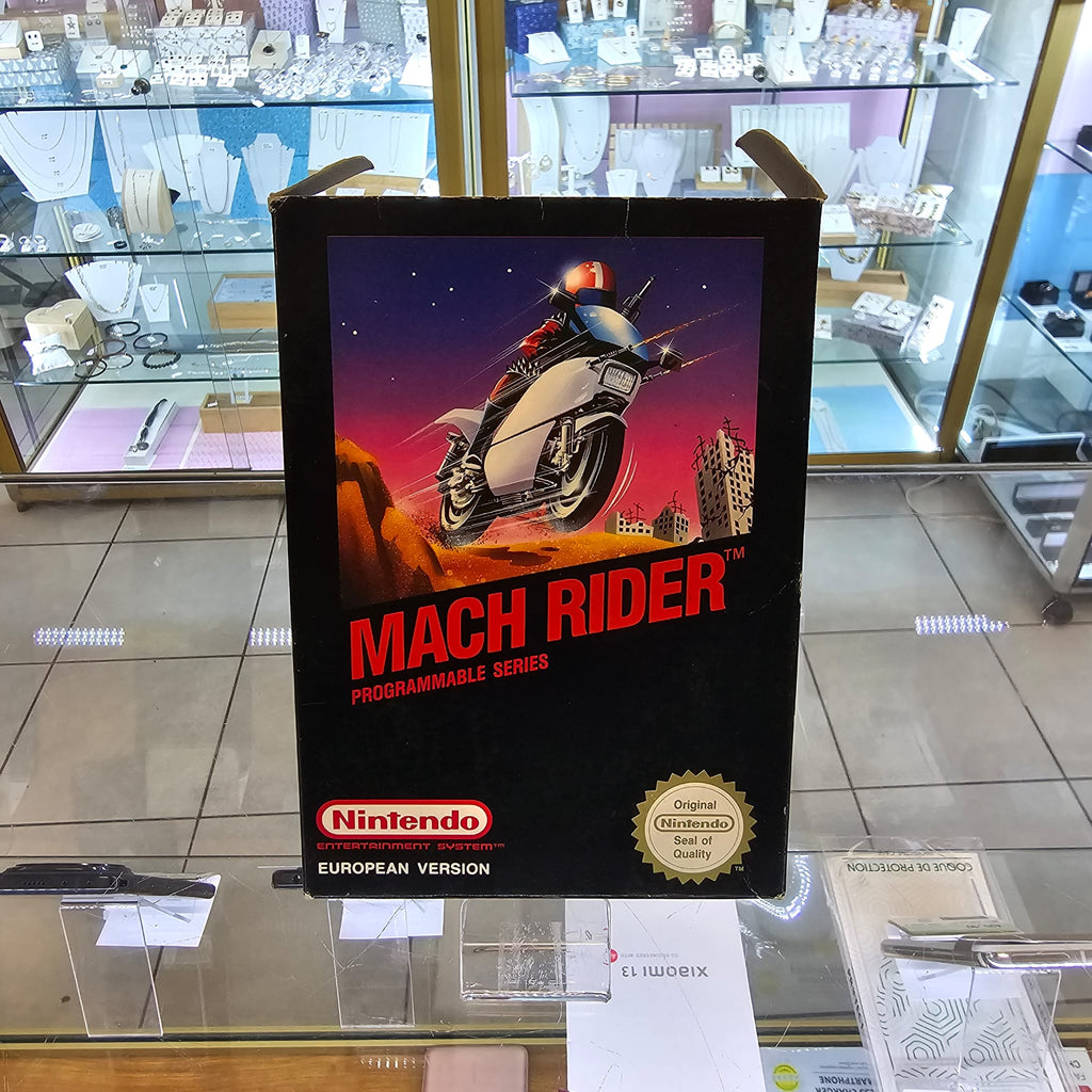 Jeu NES -  Mach Rider - boîte en etat, version pal