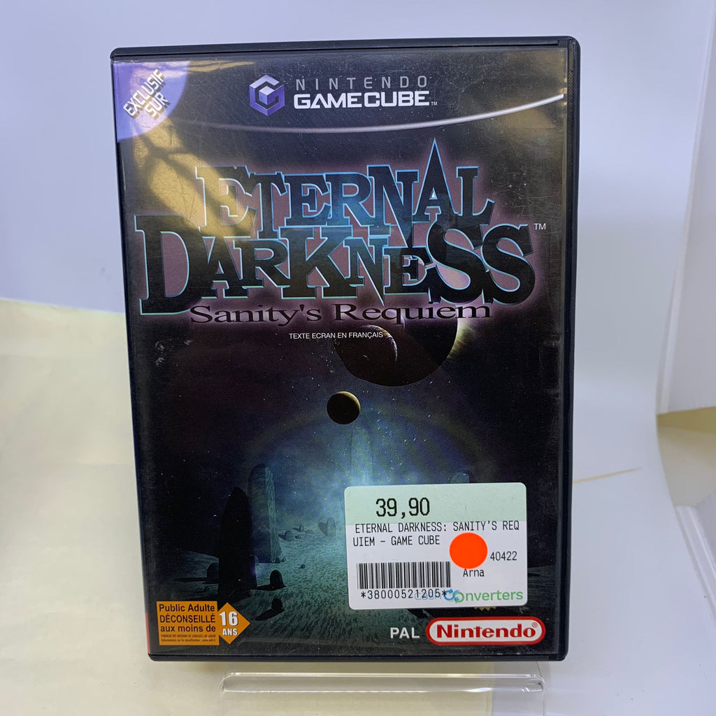 Jeu gamecube Eternal darkness