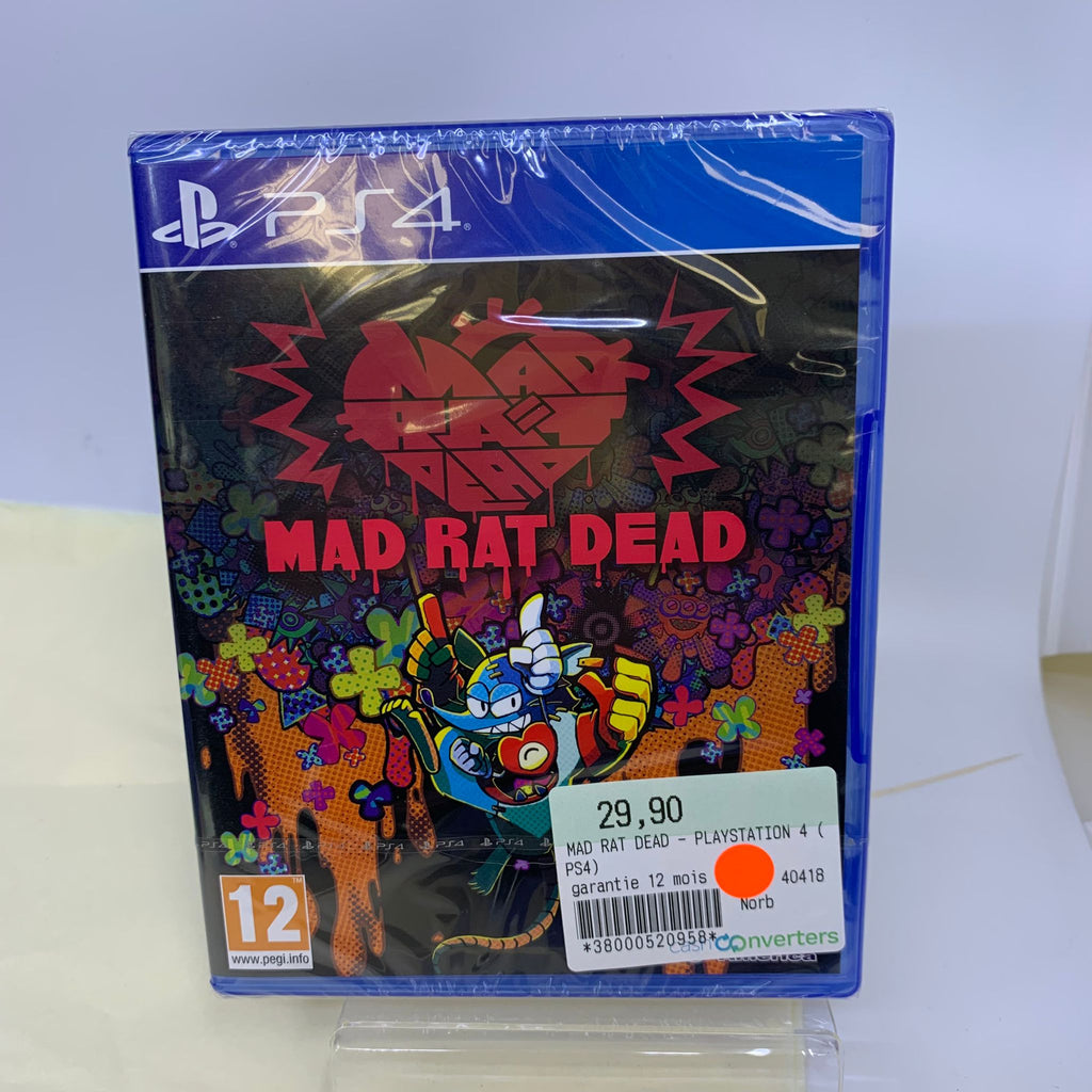 JEU PS4 - Mat rat dead - NEUF