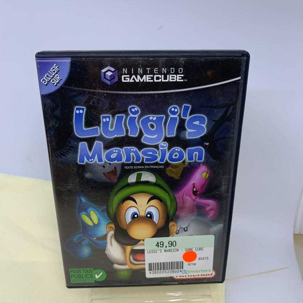 Jeu gamecube Luigi’s mansion