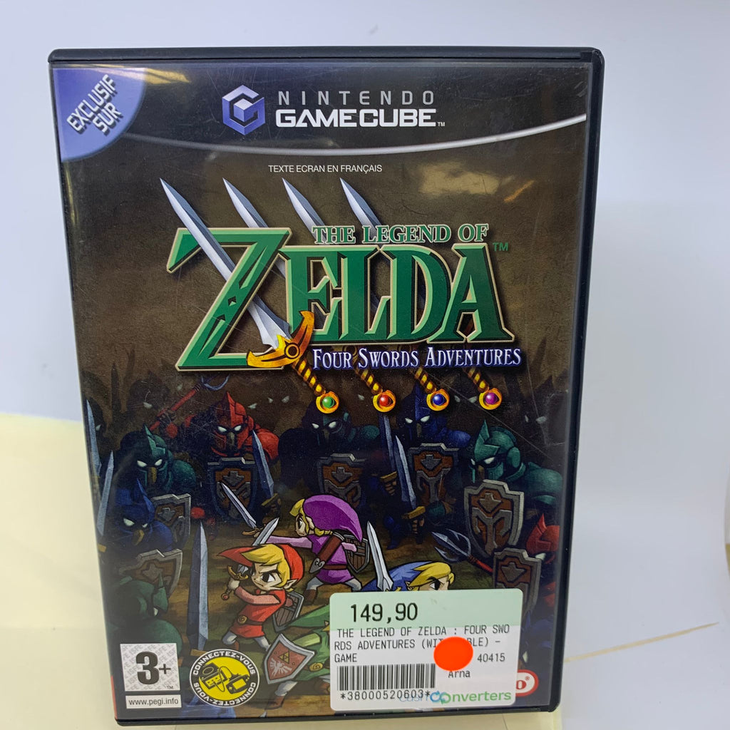 Jeu gamecube The legend of Zelda  Four swords adventures