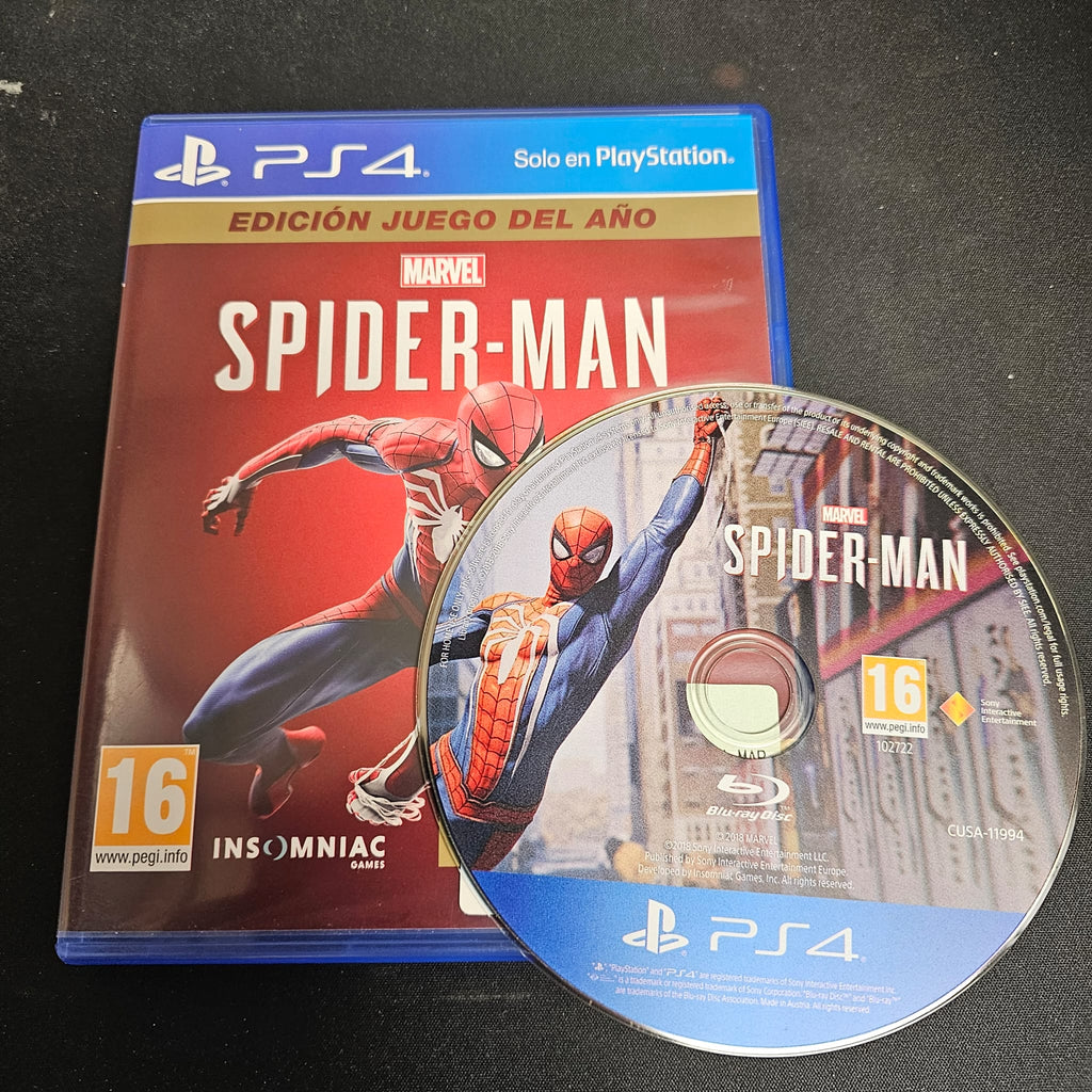 Jeux ps4 Marvel spider man