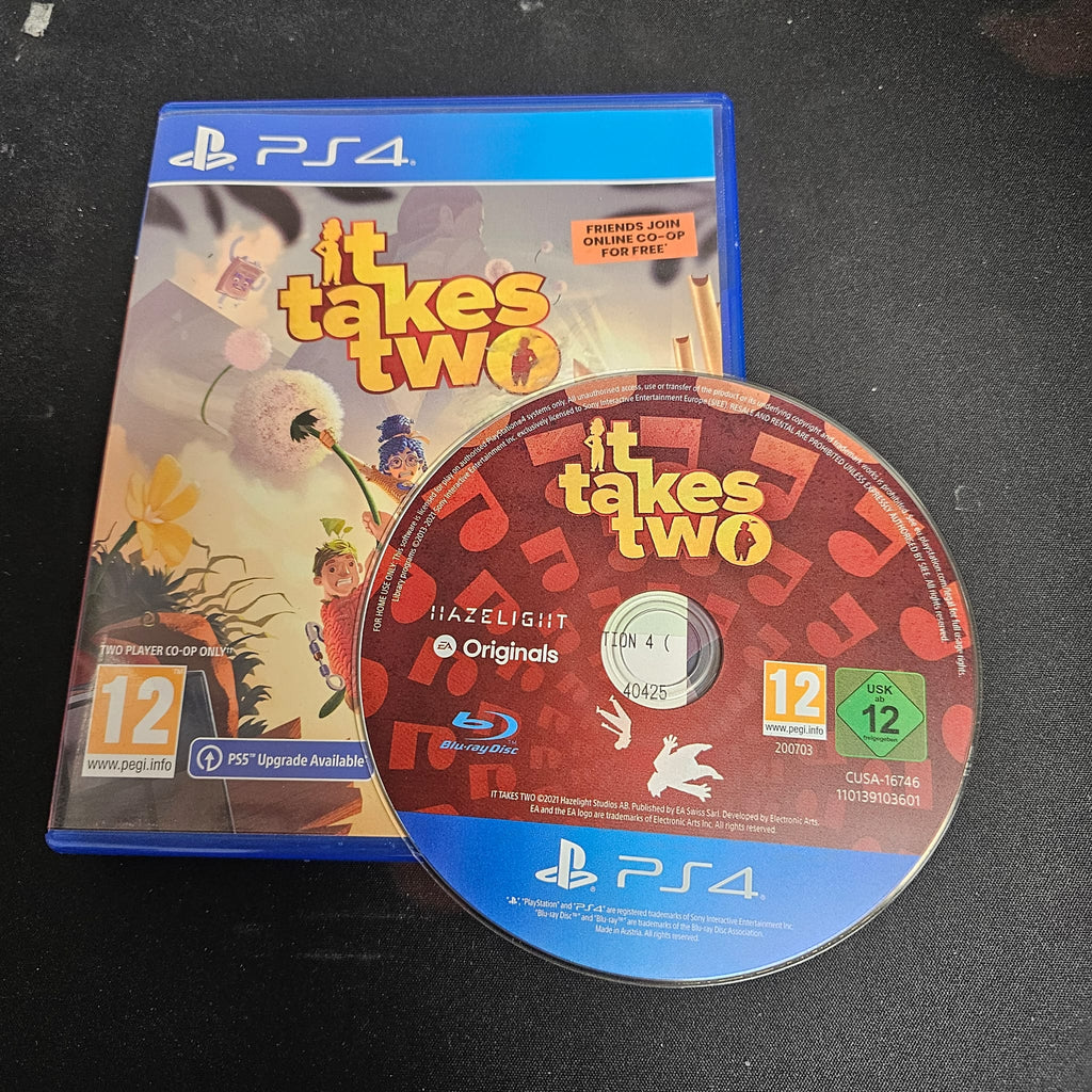 Jeu PS4 It Takes Two - Neuf Sous Blister - Coopération 2 Joueurs - Édité Par Electronic Arts - PEGI 12
