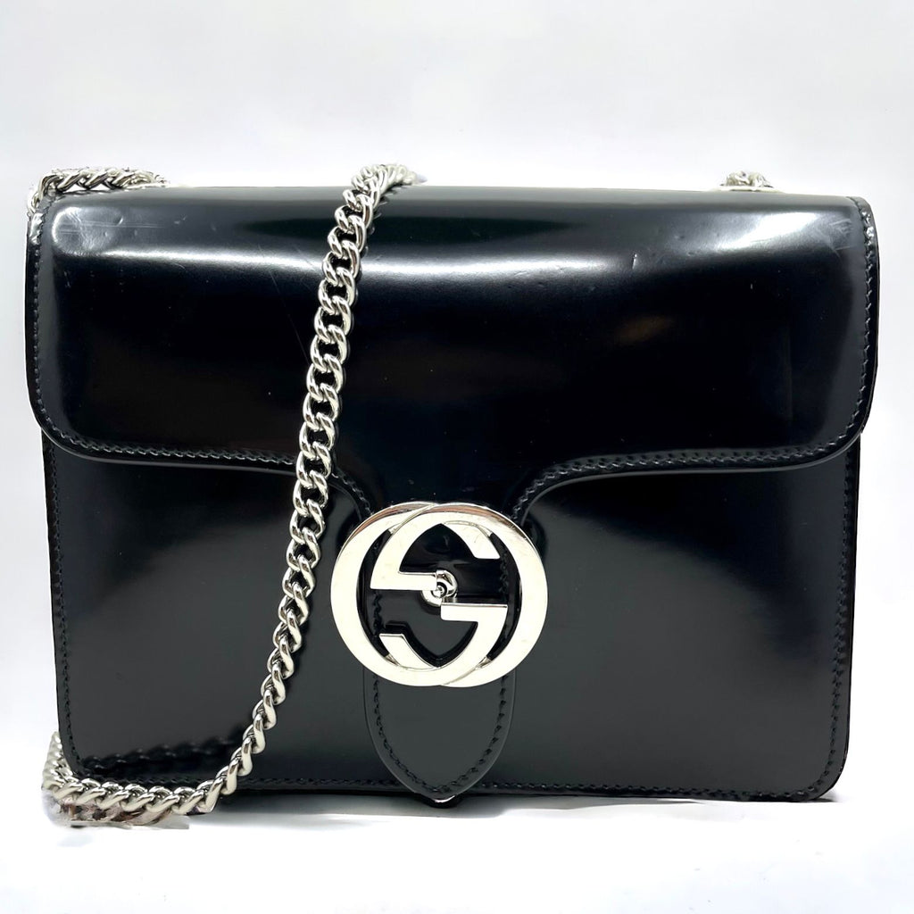 Sac Gucci Interlocking Small Shoulder Bag + Dustbag,