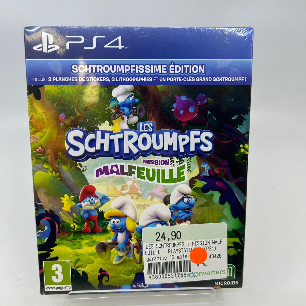 Jeu PlayStation 4 Les schtroumpfs: Mission malfeuille