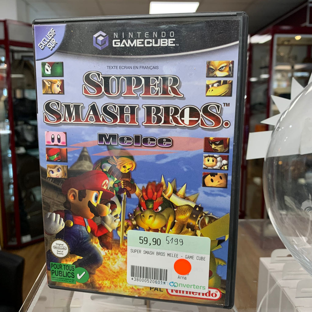 Jeu Gamecube Super smash bros melee