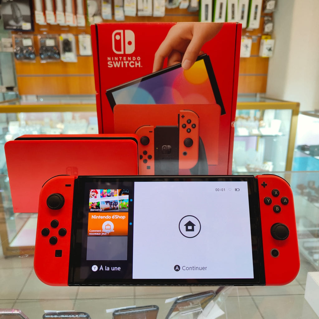 Nintendo Switch OLED - version Mario - avec boîte